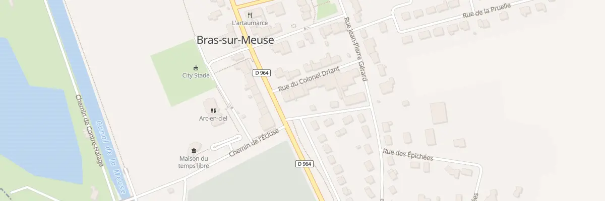 Plan du 2B Rue du Col Driant à Bras-sur-Meuse
