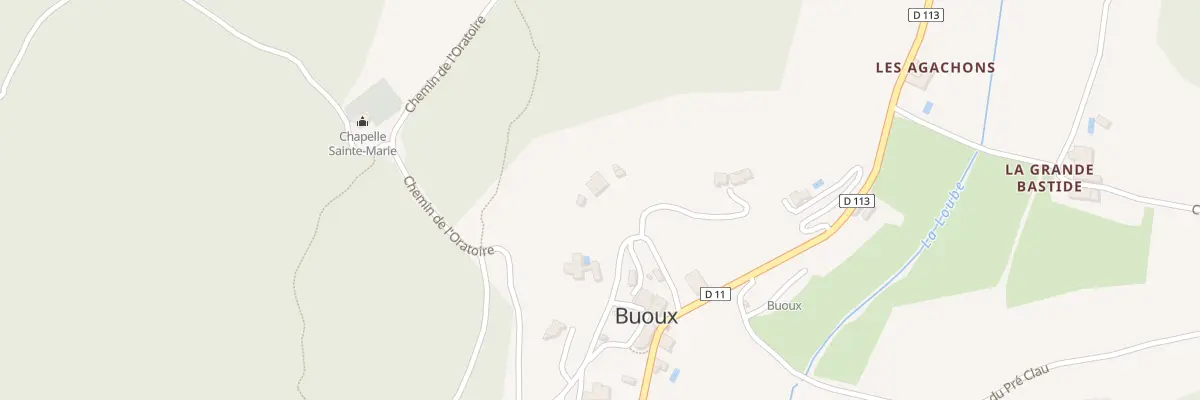 Plan du 5071 Quartier Loube à Buoux