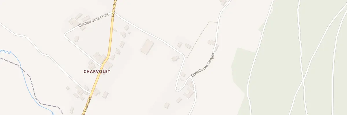 Plan du 244 Chem des Gorges à Izeron