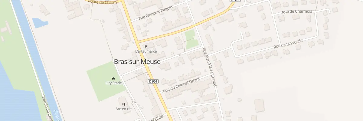 Plan du 4B Rue Ferdinand Henry à Bras-sur-Meuse