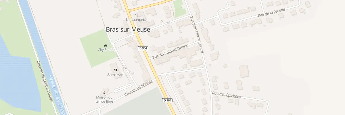 Plan du 4 Rue du Col Driant à Bras-sur-Meuse