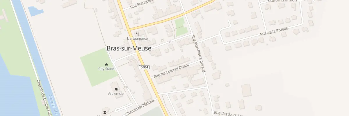Plan du 3 Rue du Col Driant à Bras-sur-Meuse