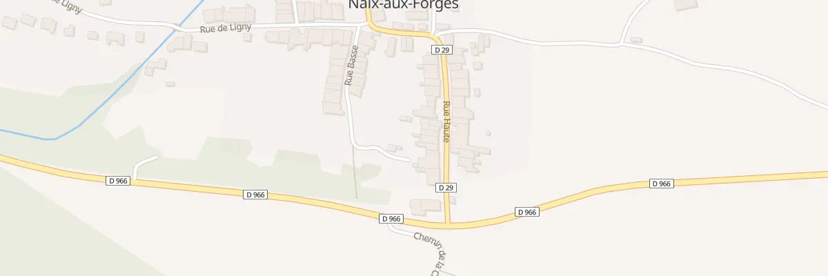 Plan du 28 Rue Haute à Naix-aux-Forges