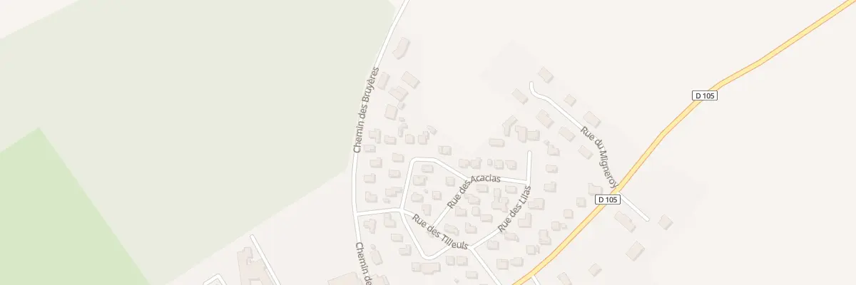Plan du 11 Rue des Aliziers à Fontaine-Française