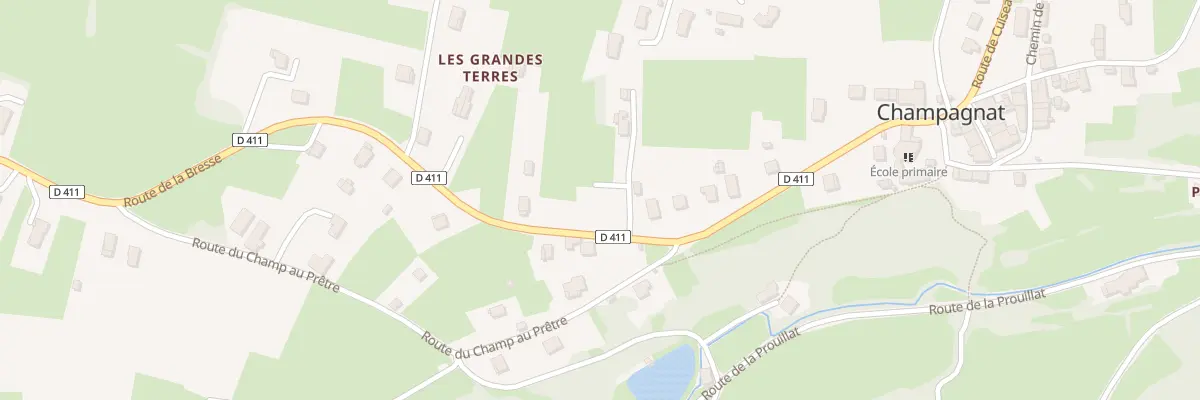 Plan du 270 Rte de la Bresse à Champagnat