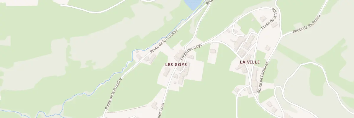 Plan du 210 Rte des Goys à Champagnat