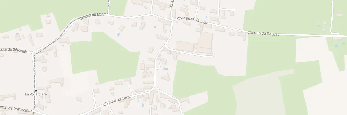 Plan du 28 Imp Couturier à Bévenais