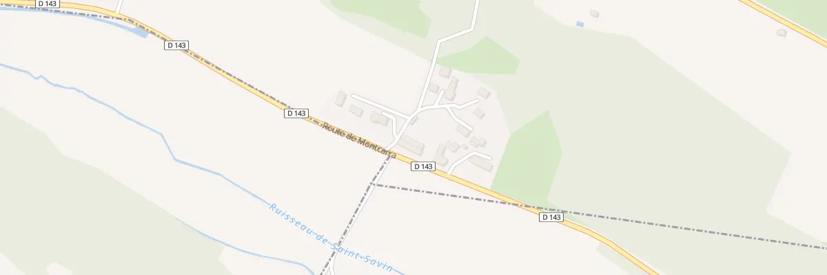 Plan du 1987 Rte de Montcarra à Saint-Chef