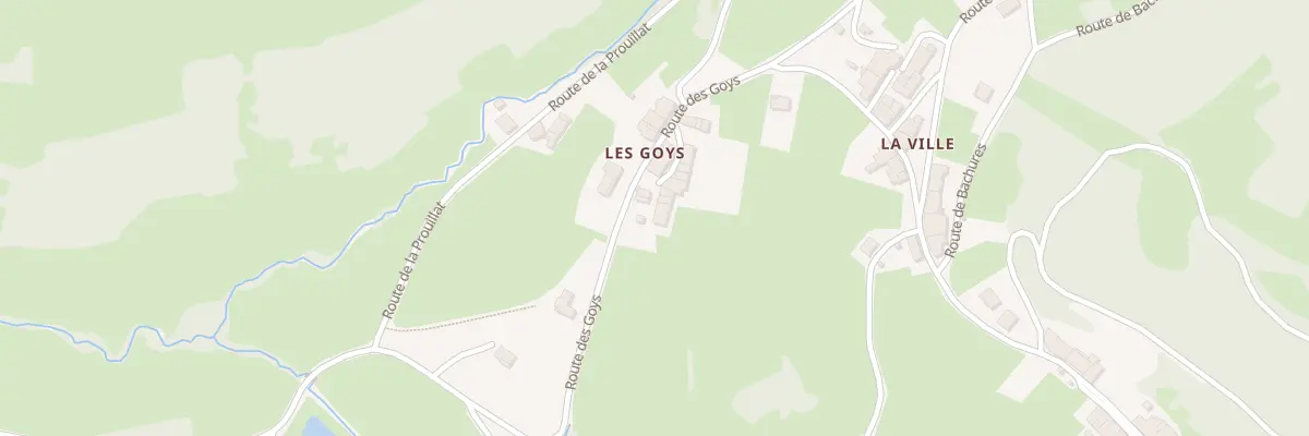 Plan du 55 Che des Goys à Champagnat