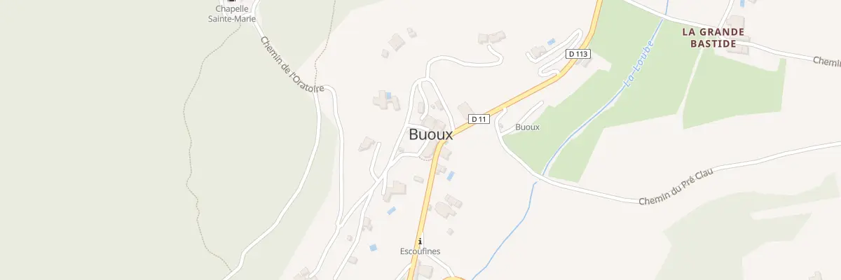 Plan du 5008 Quartier Loube à Buoux
