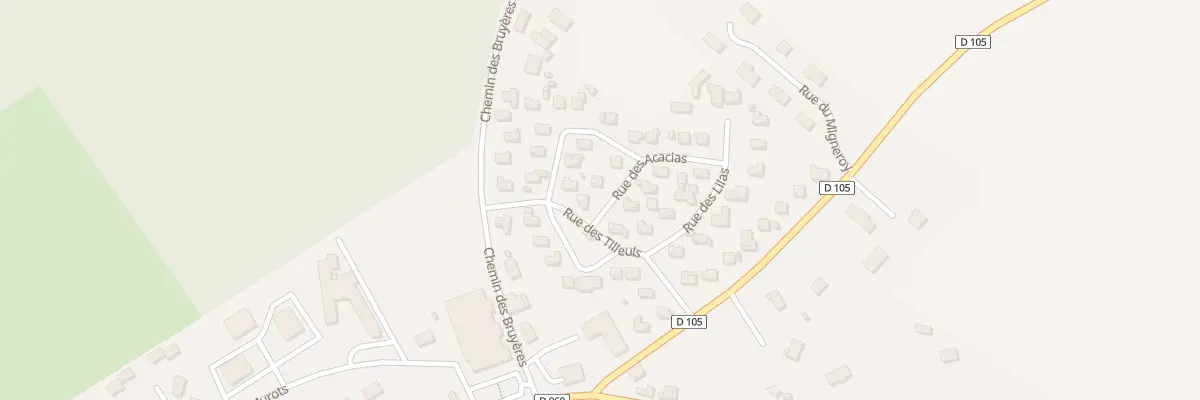 Plan du 1 Rue des Accacias à Fontaine-Française