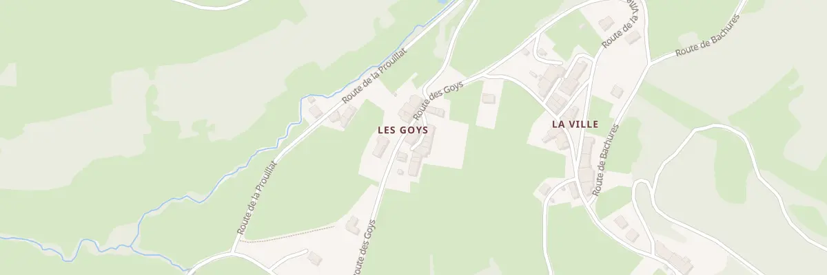 Plan du 215 Rte des Goys à Champagnat