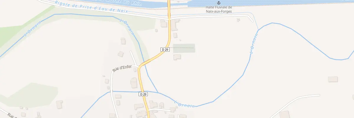 Plan du 6 Rue du Canal à Naix-aux-Forges