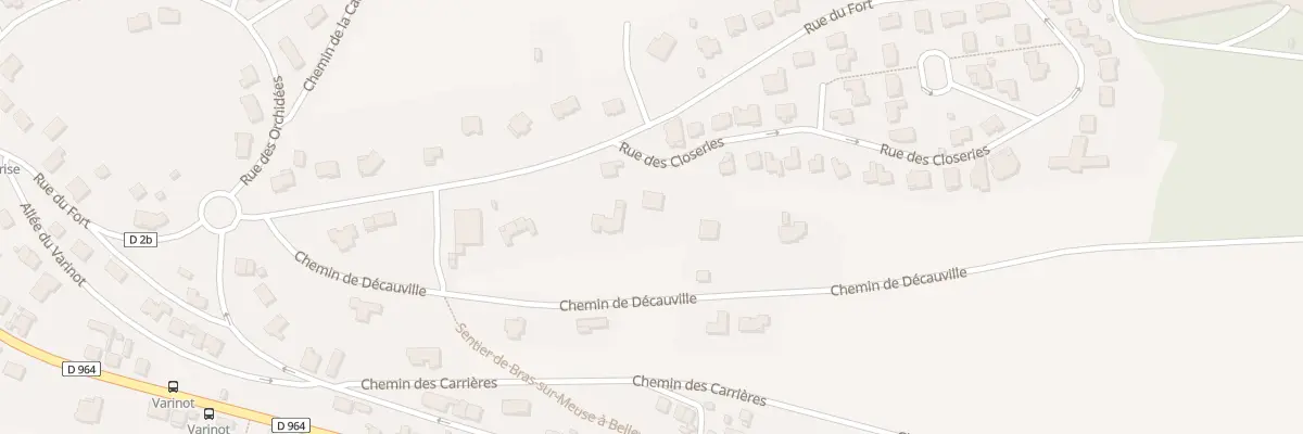 Plan du 2B Rue des Closeries à Belleville-sur-Meuse