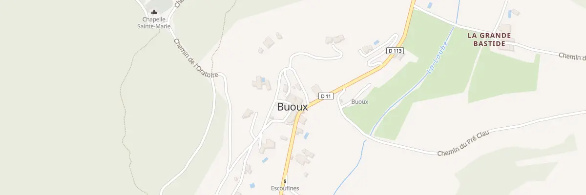 Plan de Quartier Loube à Buoux