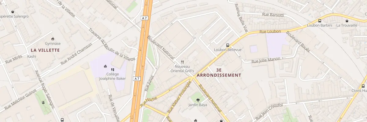 Plan du 274 Bd National à Marseille 3e Arrondissement