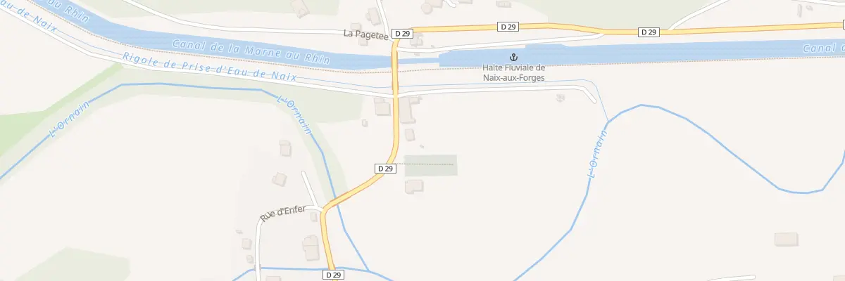 Plan du 8 Rue du Canal à Naix-aux-Forges