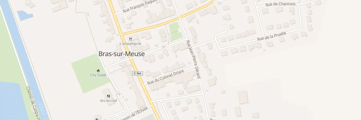 Plan du 7 Rue du Col Driant à Bras-sur-Meuse
