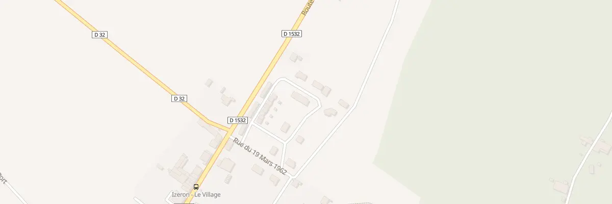 Plan du 9999 Rue du 19 Mars 1962 à Izeron