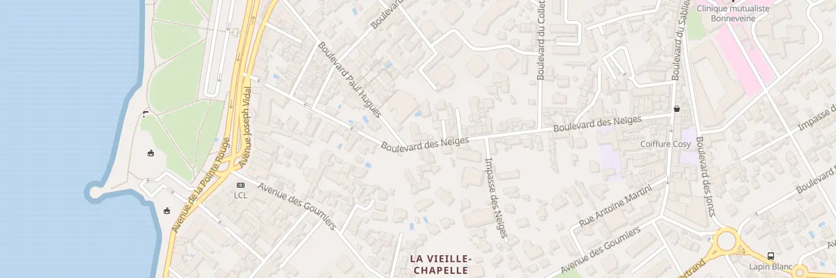 Plan du 60 Bd des Neiges à Marseille 8e Arrondissement