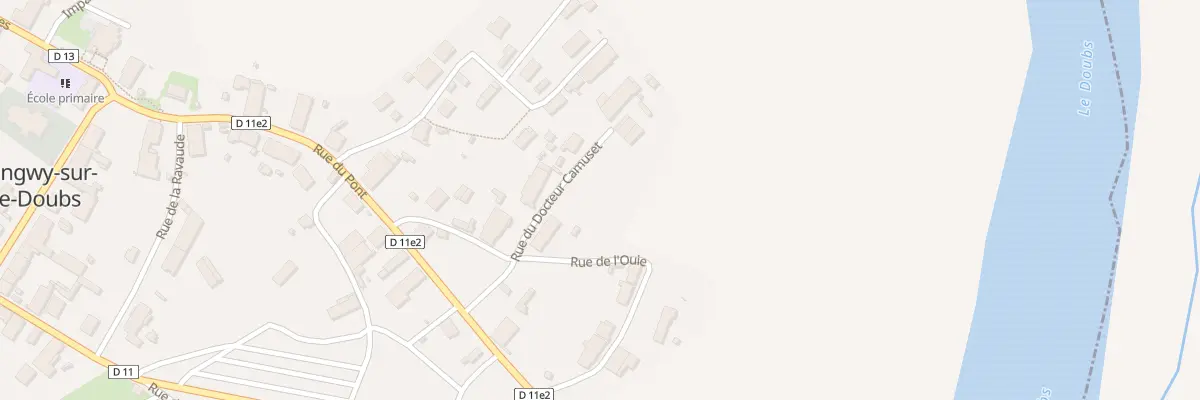 Plan du 4 Rue de l’Ouïe à Longwy-sur-le-Doubs
