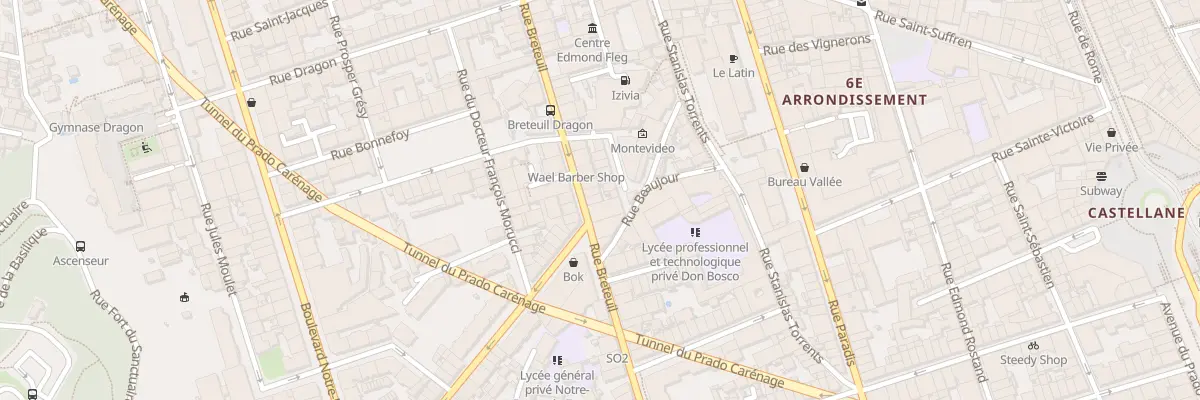 Plan du 141 Rue breteuil à Marseille 6e Arrondissement