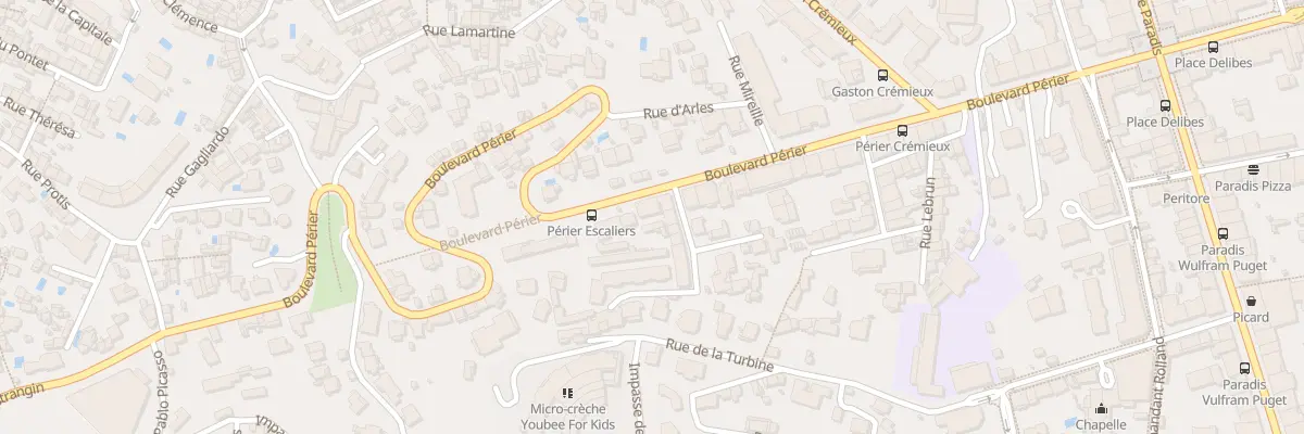 Plan du 145 Bd Perier à Marseille 8e Arrondissement