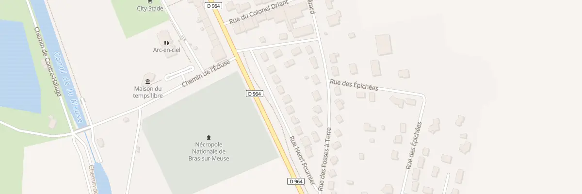 Plan du 6 Rue Henri Fournier à Bras-sur-Meuse