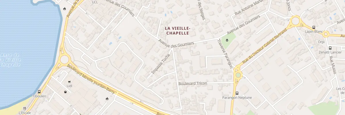 Plan du 6 Tra Jean Andre à Marseille 8e Arrondissement
