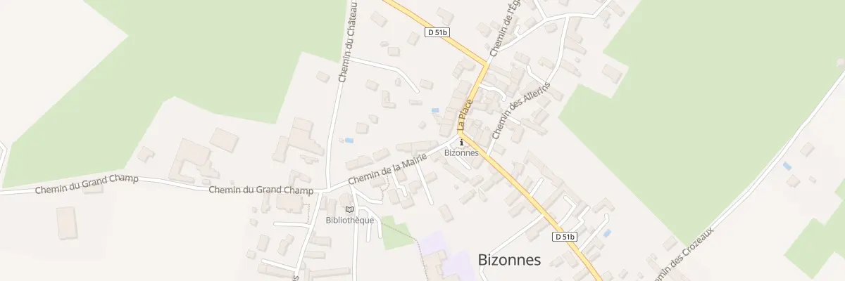 Plan du 36 Che de la Mairie à Bizonnes