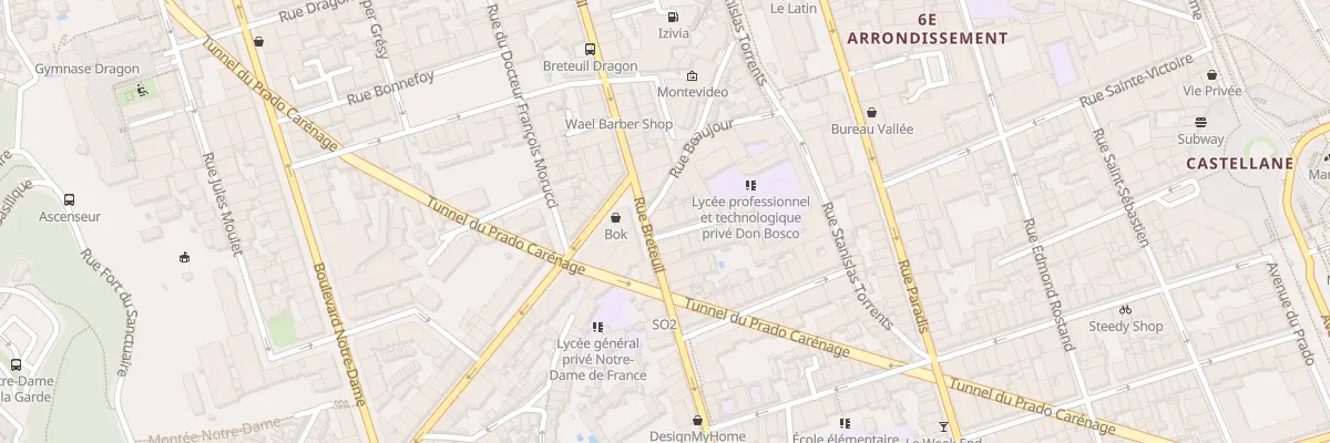 Plan du 149 Rue breteuil à Marseille 6e Arrondissement
