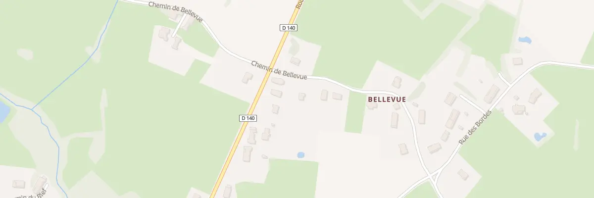 Plan du 36 Che de Bellevue à Saillenard