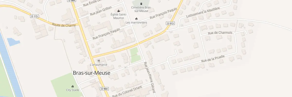 Plan du 4 Av de Douaumont à Bras-sur-Meuse