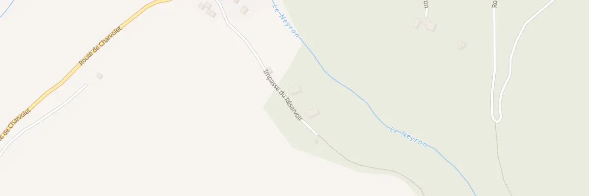 Plan du 245 Imp du Réservoir à Izeron