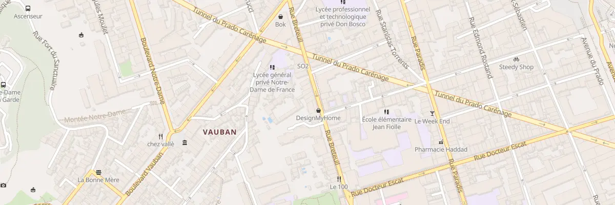 Plan du 146 Rue breteuil à Marseille 6e Arrondissement