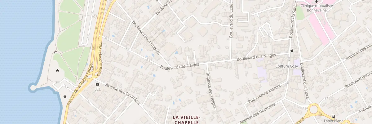 Plan du 56 Bd des Neiges à Marseille 8e Arrondissement
