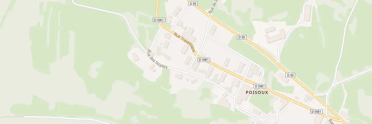 Plan du 190 Rue Traversiere - Poisoux à Val-d’Épy