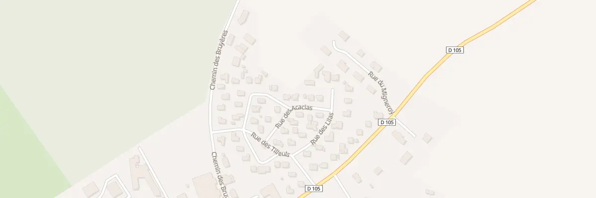 Plan du 5 Rue des Accacias à Fontaine-Française