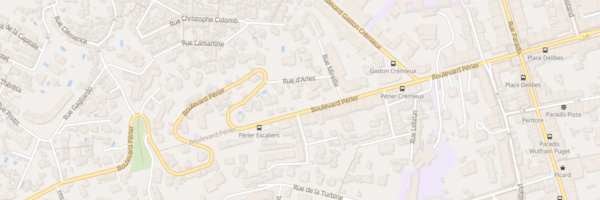 Plan du 138 Bd Perier à Marseille 8e Arrondissement
