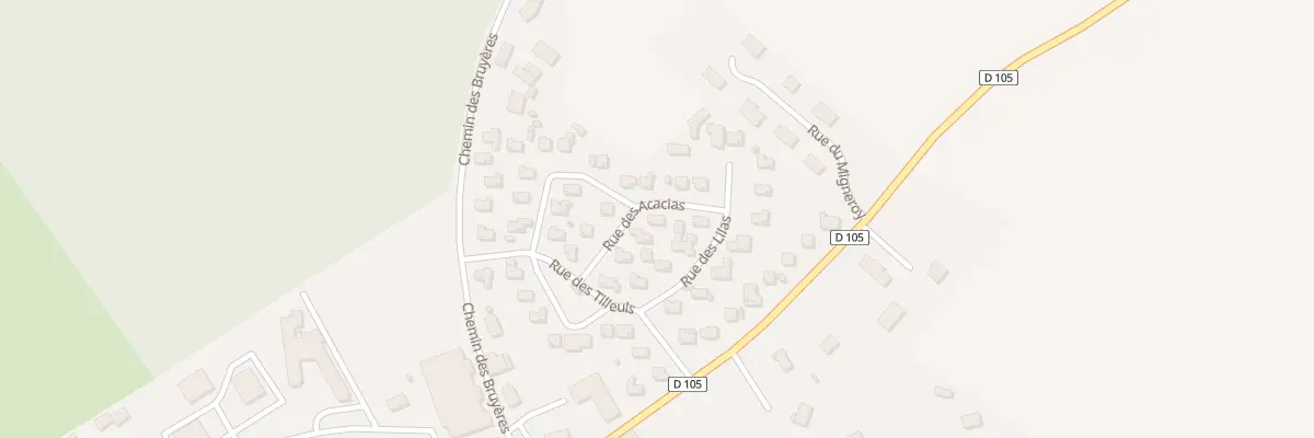 Plan du 6 Rue des Accacias à Fontaine-Française