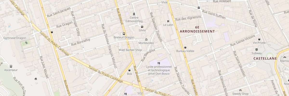 Plan du 19 Imp Montevideo à Marseille 6e Arrondissement
