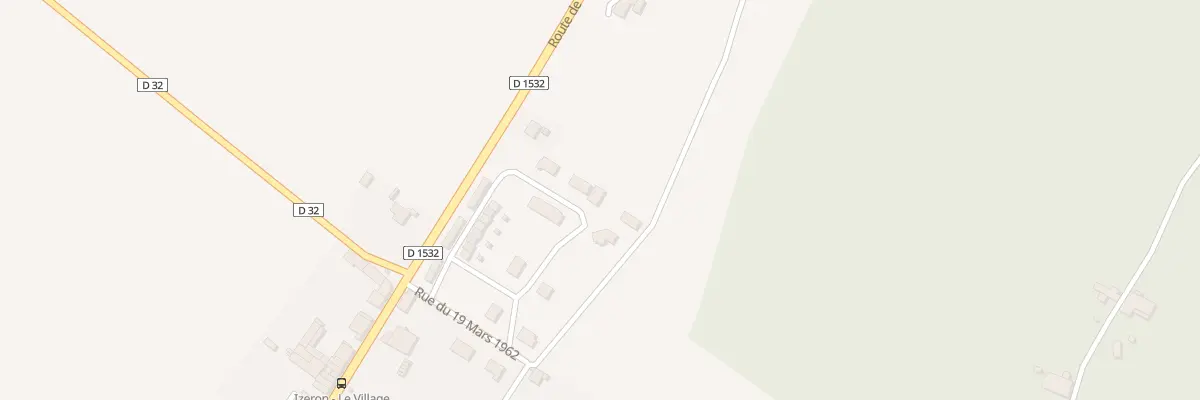 Plan du 99L Rue du 19 Mars 1962 à Izeron