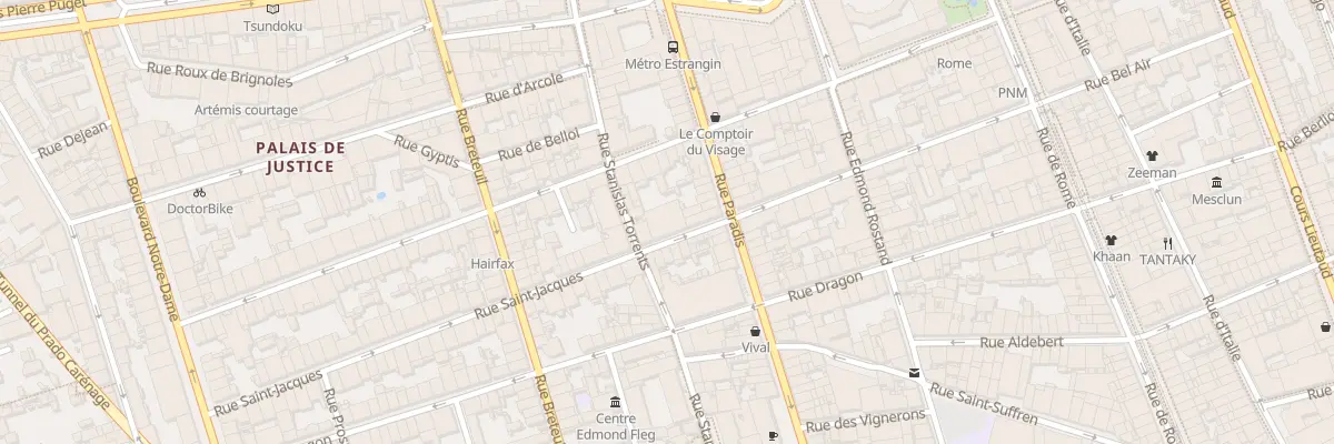 Plan du 42A Rue saint jacques à Marseille 6e Arrondissement