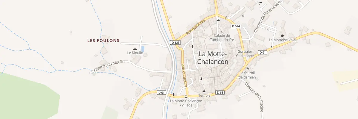 Plan du 5253 Le Village à La Motte-Chalancon