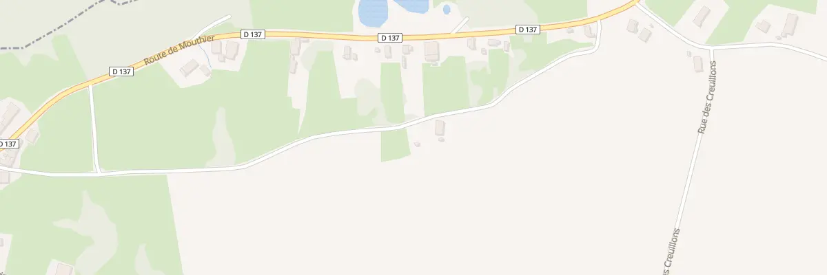 Plan du 23B Rte de Mouthier à Mouthier-en-Bresse