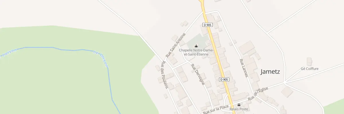 Plan du 1 Rue du Four à Jametz