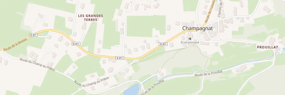 Plan du 190 Rte de la Bresse à Champagnat