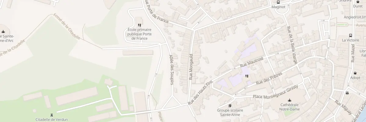 Plan du 29 Rue Mongauld à Verdun