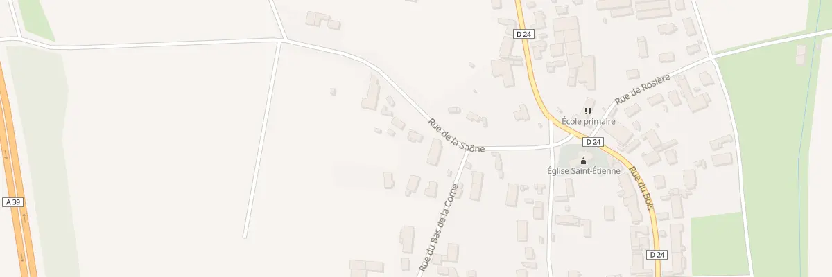 Plan du 6 Rue de la Saone à Labergement-lès-Auxonne