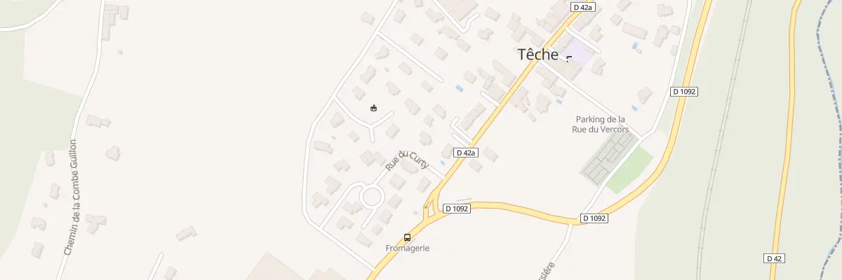 Plan du 13 Le Village à Têche